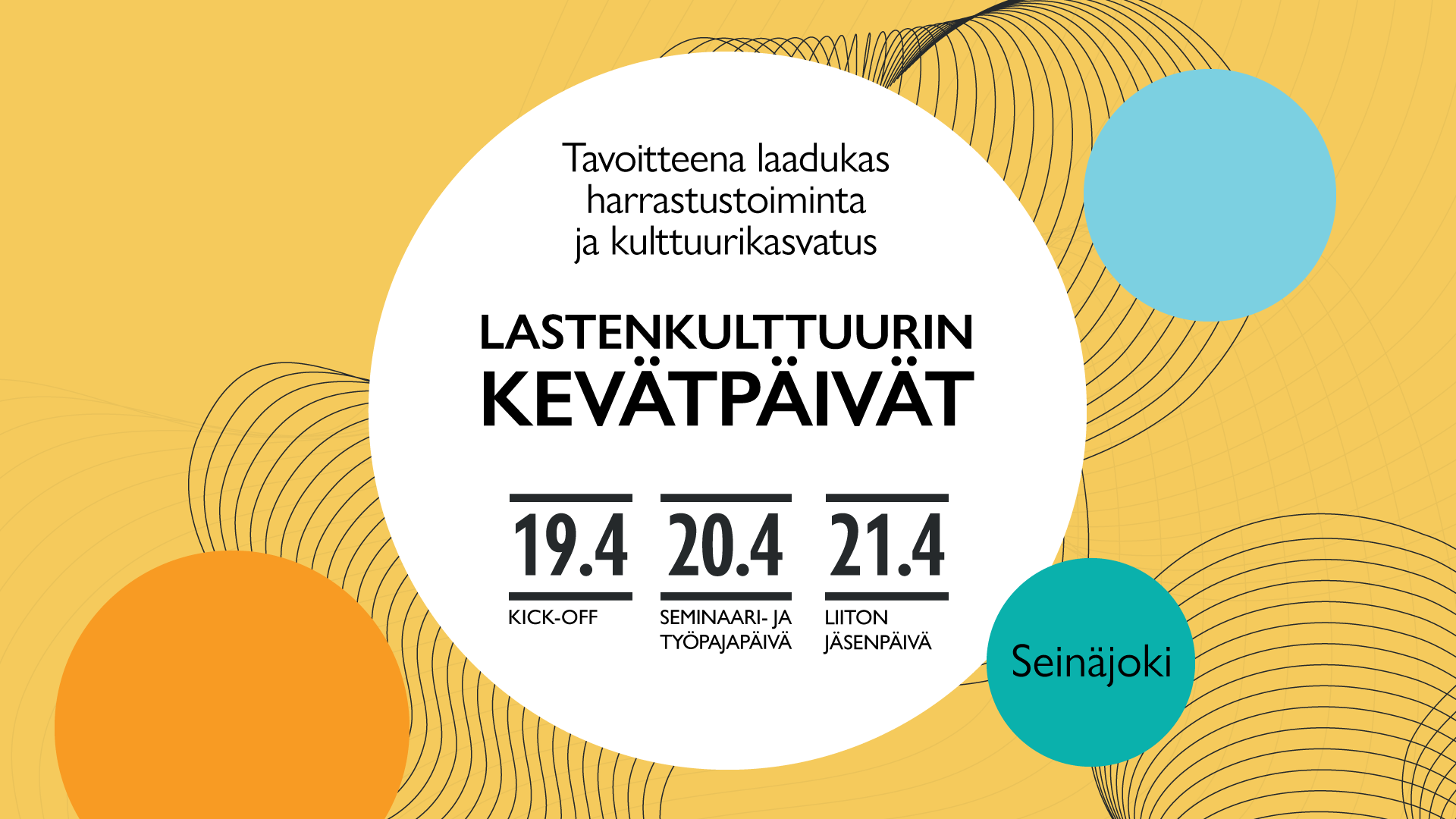 Lastenkulttuurin Kevätpäivät 2022 - Kulttuurikasvatussuunnitelma